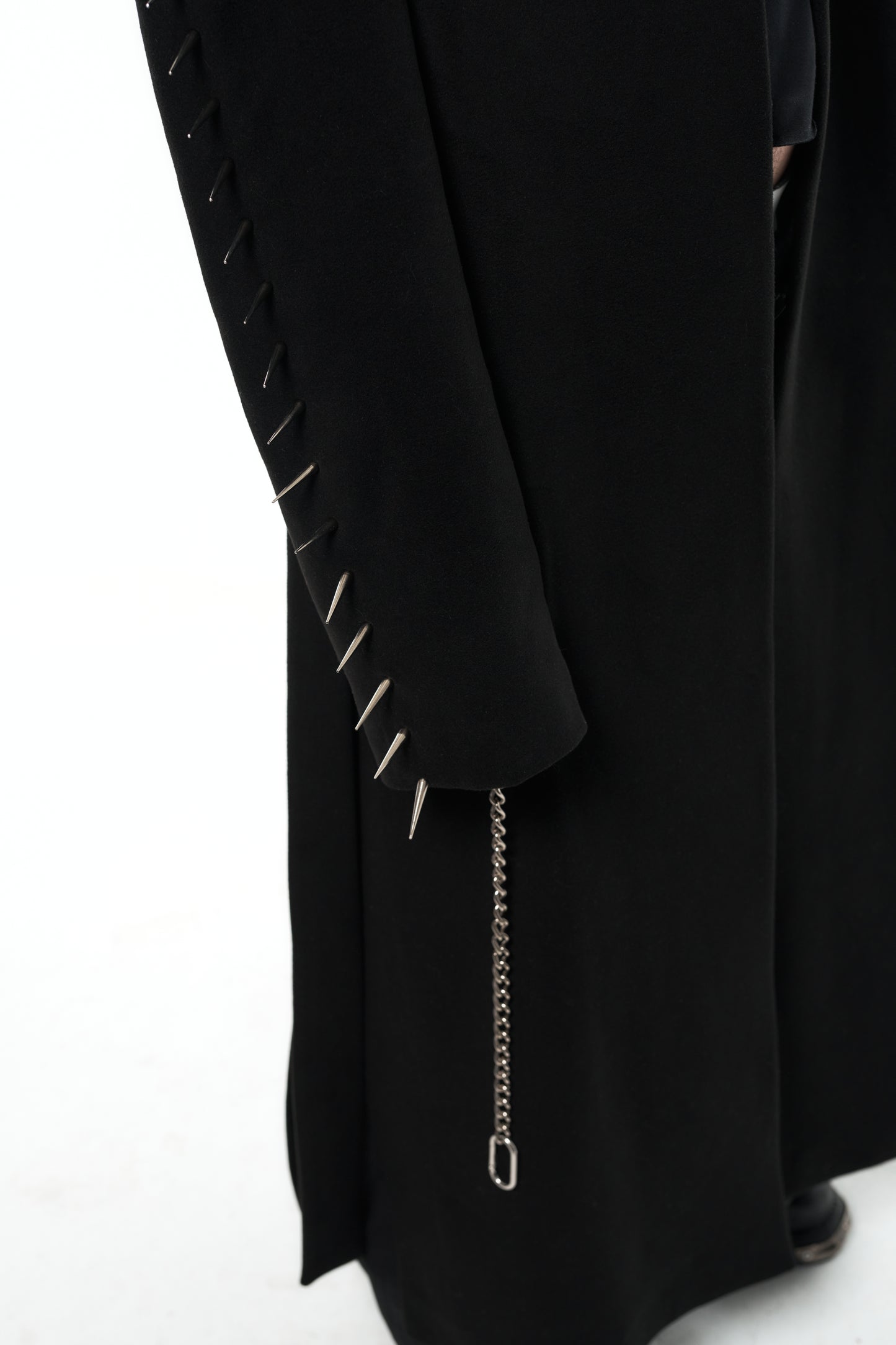 FUNNEL-NECK COAT