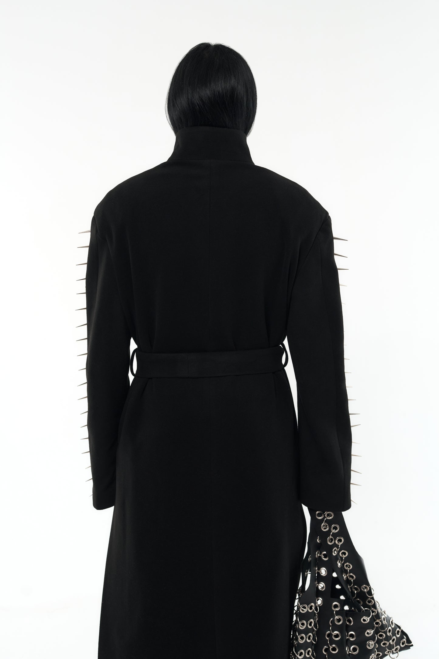 FUNNEL-NECK COAT