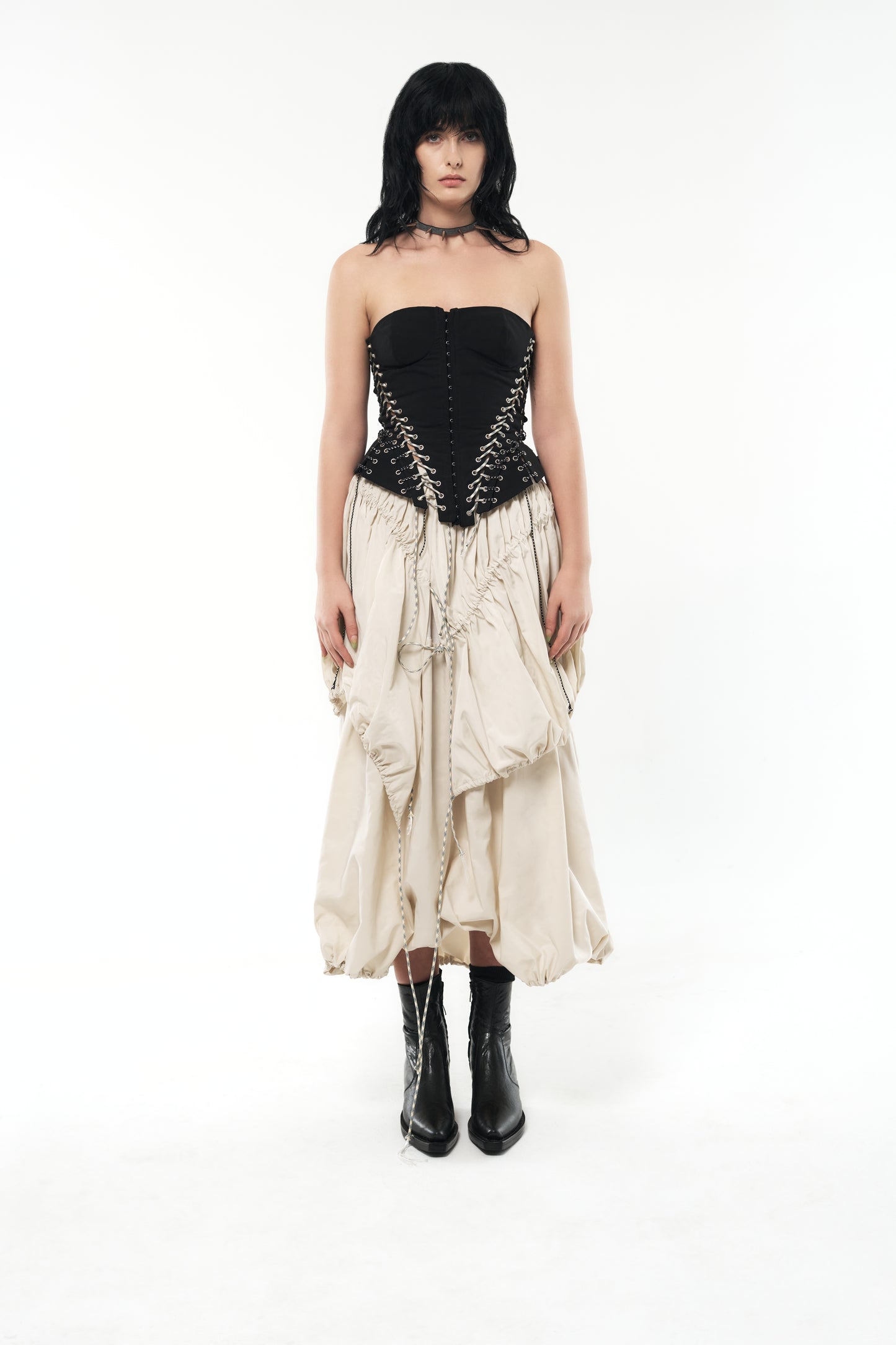 PUFFBALL-MAXI SKIRT