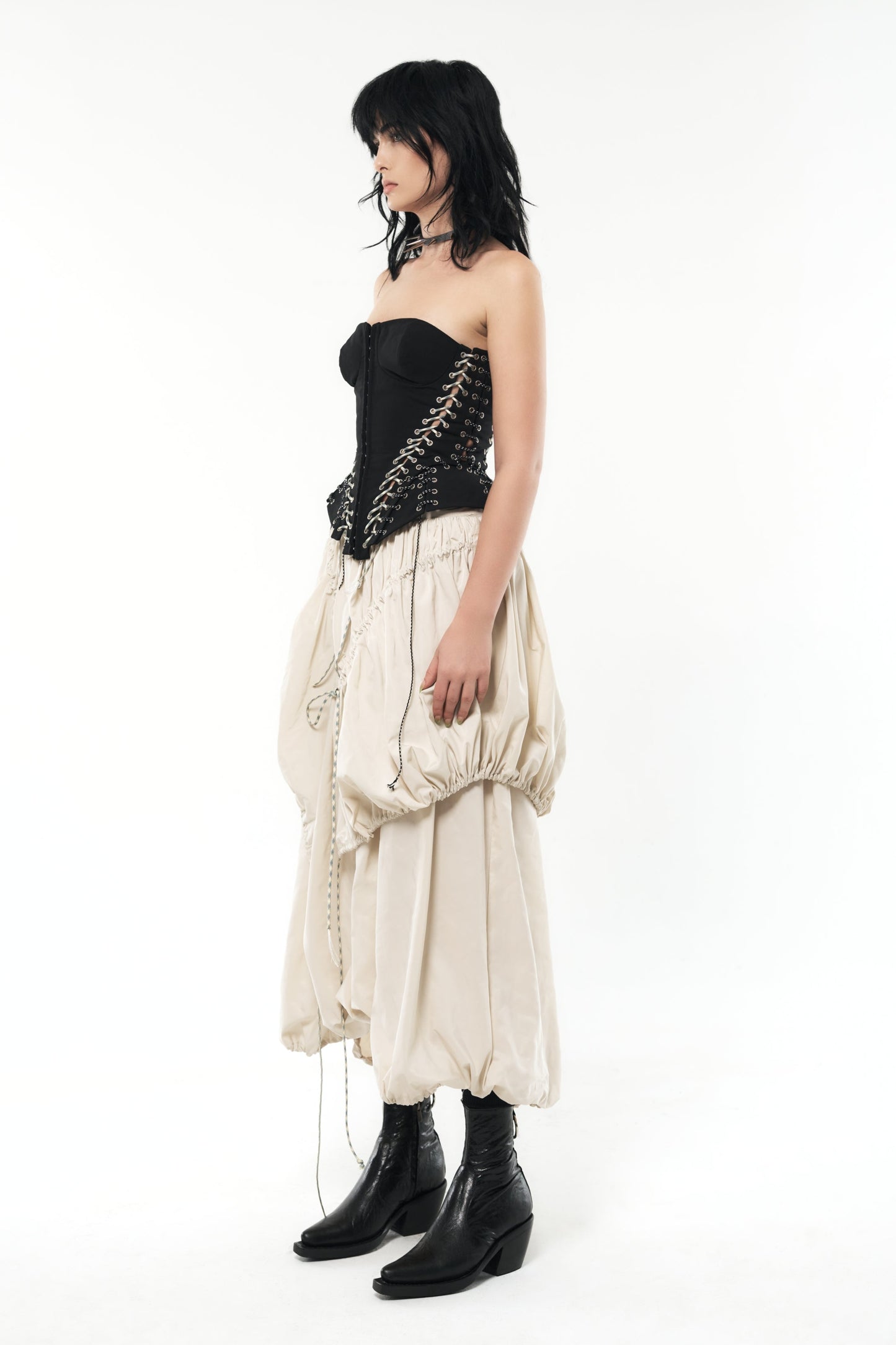 PUFFBALL-MAXI SKIRT